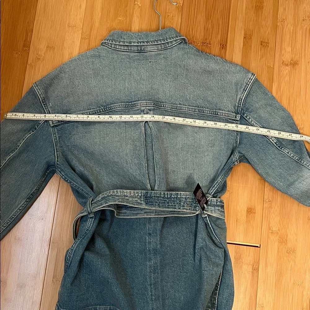 NEW Ralph Lauren Lauren Light  Jean Jacket with Belt and jeans. - Picture 7 of 16